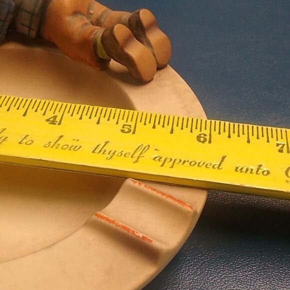 Vintage Goebel Hummel Ceramic Ashtray with Figurine - Picture 5 of 5